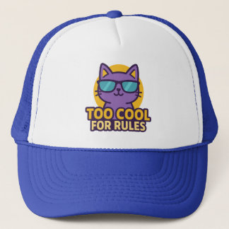 Trop Cool pour les règles Casquette animal de dess