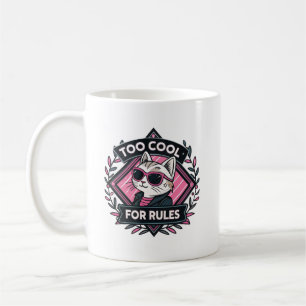 Trop Cool Pour Les Règles – Mug Chat Streetwear Mo