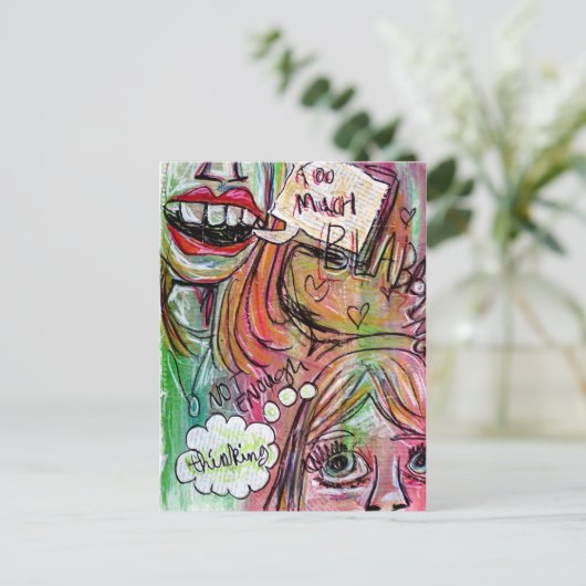 Trop de carte postale (Debout devant)