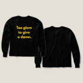 Trop de plaisir à se soucier de ce qu'ils disent (Motif recto et verso)