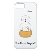 Trop de Tequila Snowman iPhone 7 Coque (Dos)