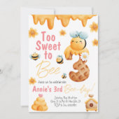 Trop doux pour être trois filles Invitation d'anni (Devant)