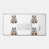 Trop fatigué pour fonctionner Panda Café Dessin an (Clavier et souris)