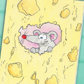 TROP FROMAGEUX? carte de vœux de Nicole Janes