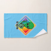 Trop gay pour la terre Drôle Alien OVNI (Serviette à main)