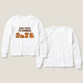 Trop mignon à manipuler - Conception de dessin de  (Motif Recto et Verso)