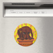 Trop mignon Magnet de chiot (In Situ (Lave-vaisselle))