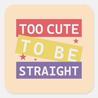 Trop mignon pour être Sticker LGBT droit