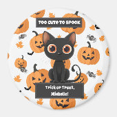 Trop mignon pour faire peur – Magnet de Halloween (Devant)