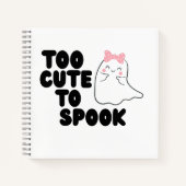 Trop mignon Pour Parler Carnet Halloween (Devant)