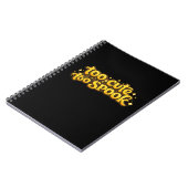 Trop Mignon Trop Effrayant Cahier Journal Hallowee (Côté gauche)