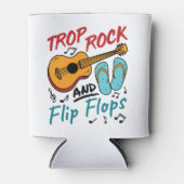 Trop Rock en Teenslippers Blikjeskoeler (Voorkant)