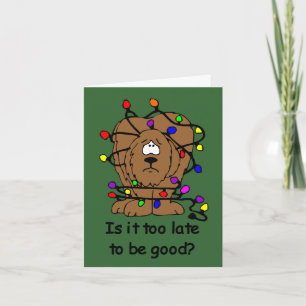 Trop tard pour être bon ? Carte de Noël