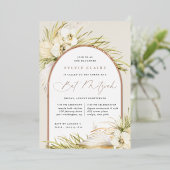  tropen | Bat Mitzvah Folie Uitnodiging (Staand Voorkant)