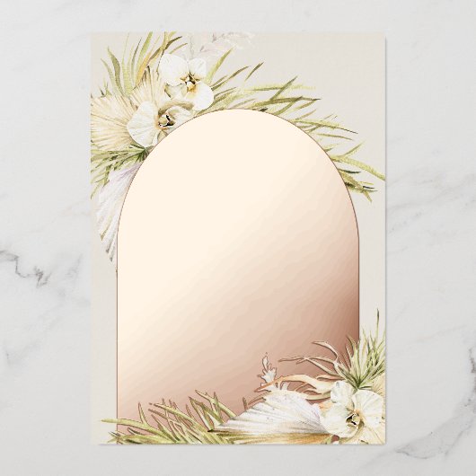 tropen folie uitnodiging (Voorkant)