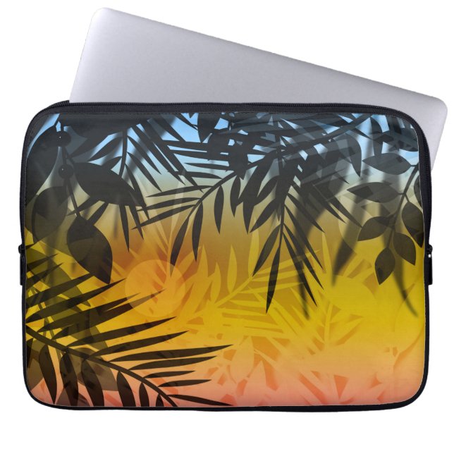 tropen, zomer laptop sleeve (Voorkant)