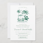 tropenpool | Ochtend na de bruiloftsbrunch Kaart (Voorkant)