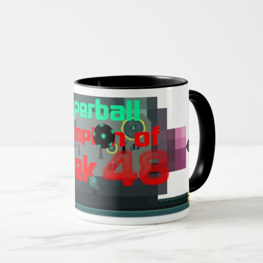 Trophée de la semaine 48 Mug ÉTÉ (Devant droit)
