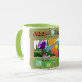 Trophée hebdomadaire de synthèse Mug (Devant gauche)