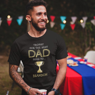 Trophée Meilleur T-Shirt Papa