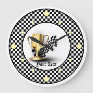 Trophée personnalisée Première place Horloge mural