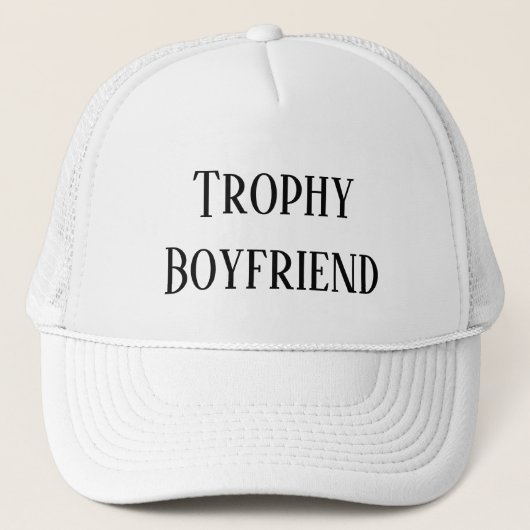 Trophy Boyfriend Kerstcadeau Hoed Trucker Pet (Voorkant)