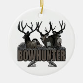 Trophy Bucks Bowhunter Keramisch Ornament (Voorkant)