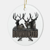 Trophy Bucks Bowhunter Keramisch Ornament (Links)