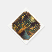 Trophy Bull Elk in Autumn Servetten (Hoek)