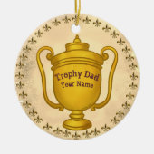 Trophy Dad Keramisch Ornament (Voorkant)