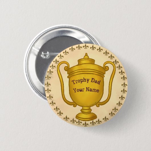 Trophy Dad Ronde Button 5,7 Cm (Voorkant /achterkant)