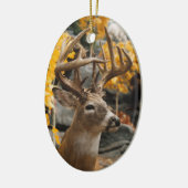 Trophy Deer Keramisch Ornament (Links)