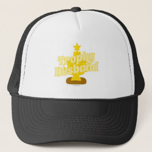 Trophy Echtgenoot Cheeky Humor Motto Cartoon Trucker Pet