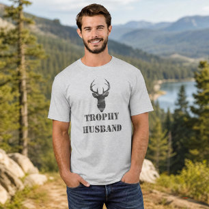 Trophy Echtgenoot Grappig Heren Cadeau T-shirt
