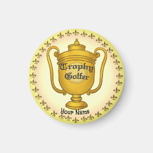 Trophy Golfer golf Magneet