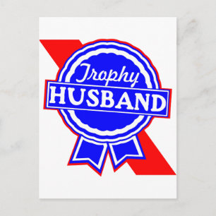 Trophy Husband Briefkaart