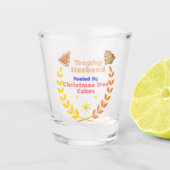 Trophy Husband Fueled by Christmas Tree Cakes Shot Glas (Voorkant)