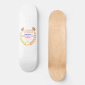 Trophy Husband Fueled by Christmas Tree Cakes Skateboard (Voorkant)