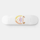 Trophy Husband Fueled by Christmas Tree Cakes Skateboard (Horizontaal)