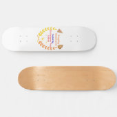 Trophy Husband Fueled by Christmas Tree Cakes Skateboard (Horizontaal)