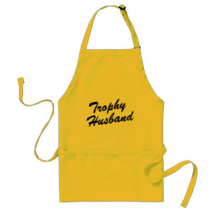 Trophy Husband Funny BBQ apron voor mannen Standaard Schort