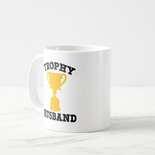 Trophy Husband Funny Koffiemok (Voorkant links)