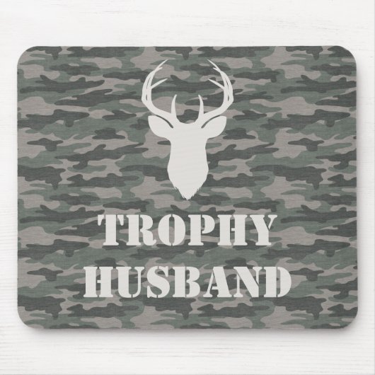 Trophy Husband Funny Mannen Gift Muismat (Voorkant)