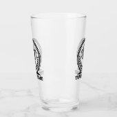 Trophy Husband | Funny Monogram Award Glas (Links)