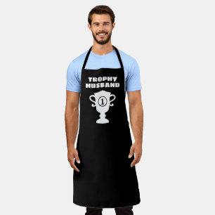 Trophy Husband grappig keuken schort voor mannen
