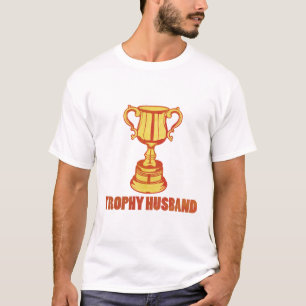 Trophy Husband, grappig+mannen+giften T-shirt