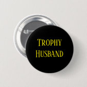 Trophy Husband kerstfeestdag cadeautjes Button (Voorkant /achterkant)