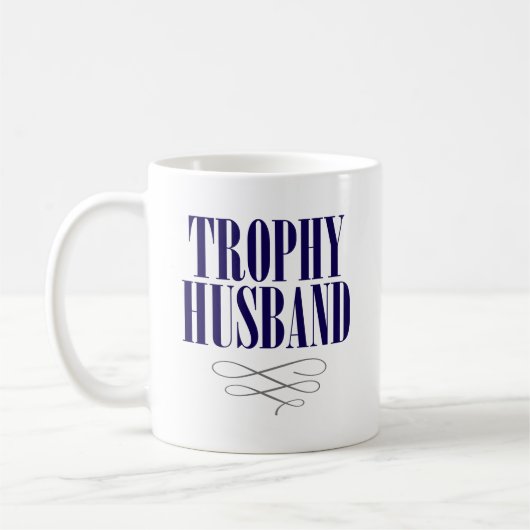 Trophy Husband. Koffiemok (Links)