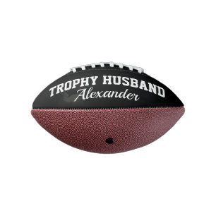 Trophy Husband mini football cadeau voor getrouwde