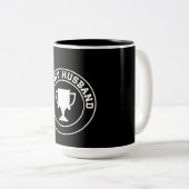 Trophy Husband Tweekleurige Koffiemok (Voorkant rechts)